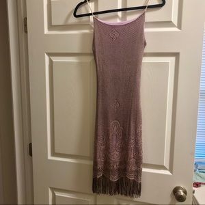 Vintage Fringe Dress (Small)